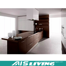 Muebles del sistema de diapositiva del cajón del gabinete del grano de madera del diseño moderno (AIS-K056)